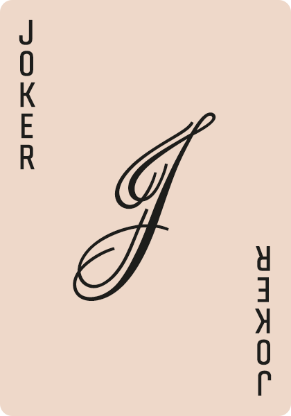 Joker playing card