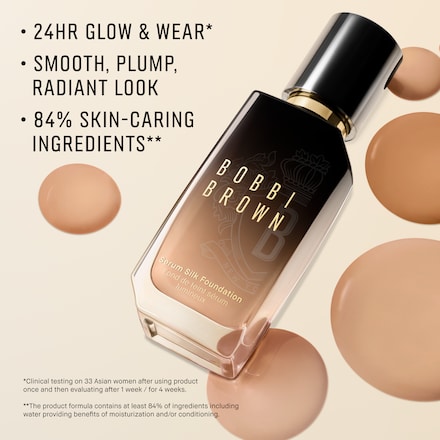 Serum Silk Foundation – Nemlendirme Etkili, 24 Saate Kadar Kalıcı ve Işıltılı Bitişli Serum Fondöten 
