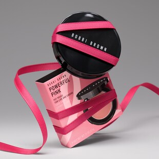 Breast Cancer ​Pot Rouge in Powder Pink - Deco Sleeve, Powerful Pink
