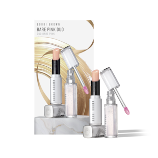 Limited-Edition Bare Pink Duo Holiday Cracker, Extra Lip Tinted Balm - Bare PinkExtra Blushing Lip Oil - Bare Pink 